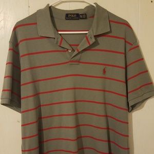 Gray and Red Ralph Lauren Polo